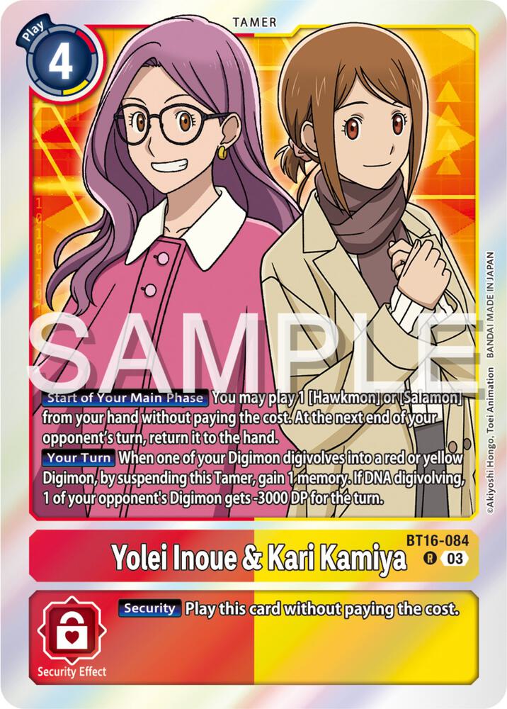 Yolei Inoue & Kari Kamiya - Beginning Observer (BT-16)
