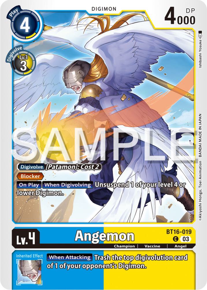 Angemon - Beginning Observer (BT-16)