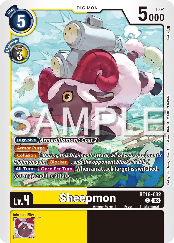 Sheepmon - Beginning Observer (BT-16)