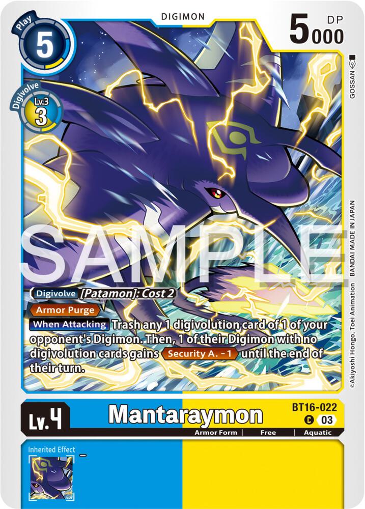 Mantaraymon - Beginning Observer (BT-16)