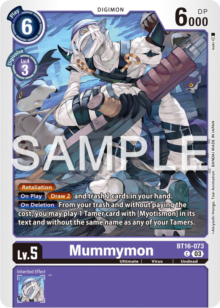 Mummymon - Beginning Observer (BT-16)