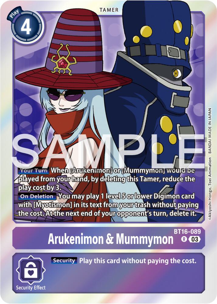 Arukenimon & Mummymon - Beginning Observer (BT-16)