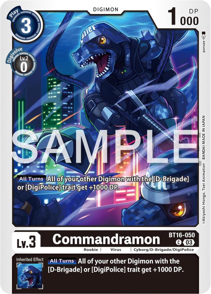 Commandramon - Beginning Observer (BT-16)