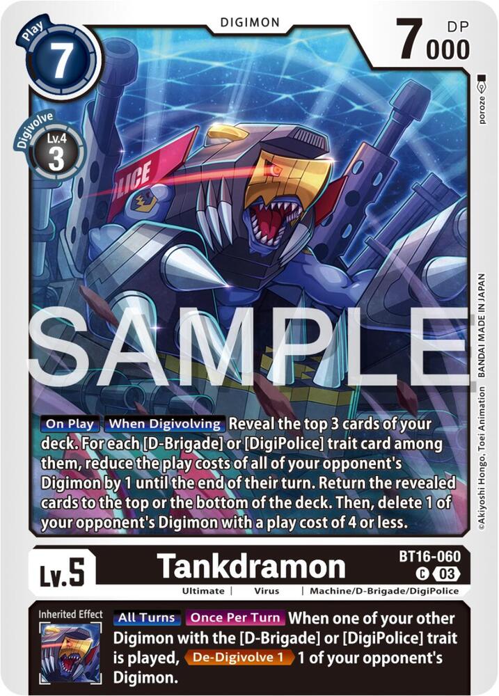 Tankdramon - Beginning Observer (BT-16)