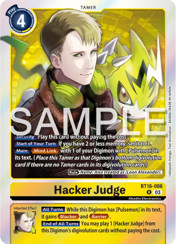 Hacker Judge - Beginning Observer (BT-16)
