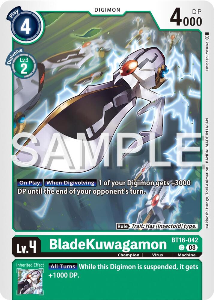 BladeKuwagamon - Beginning Observer (BT-16)