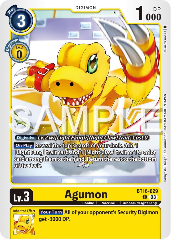 Agumon - Beginning Observer (BT-16)