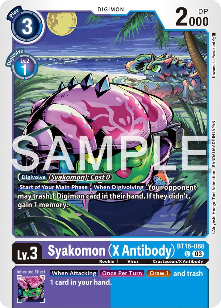 Syakomon (X Antibody) - Beginning Observer (BT-16)