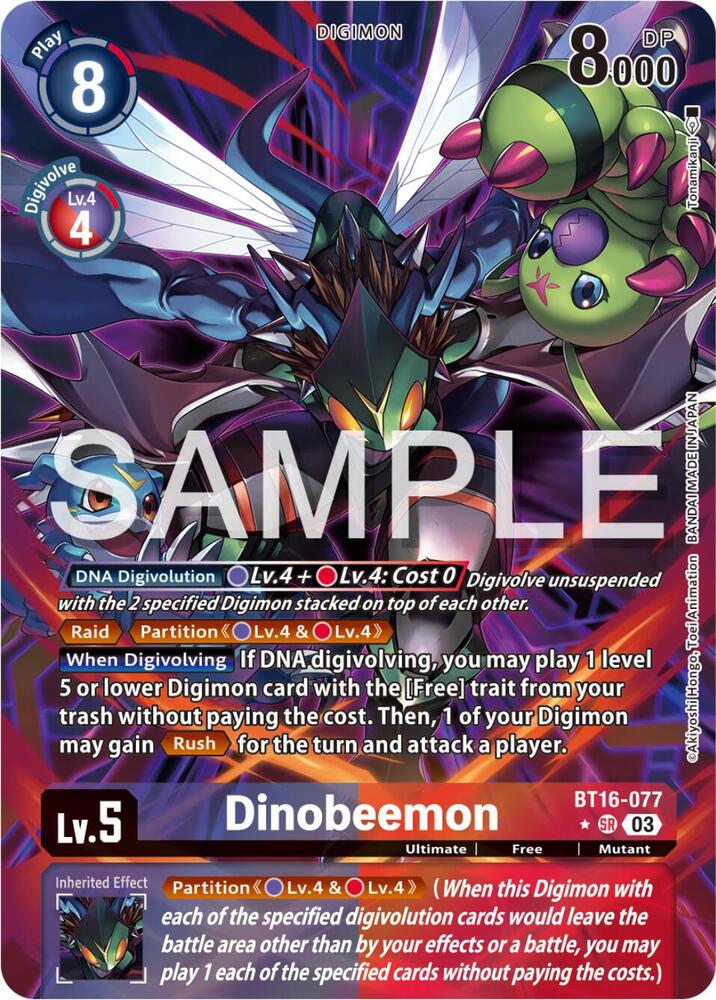Dinobeemon (Alternate Art) - Beginning Observer (BT-16)