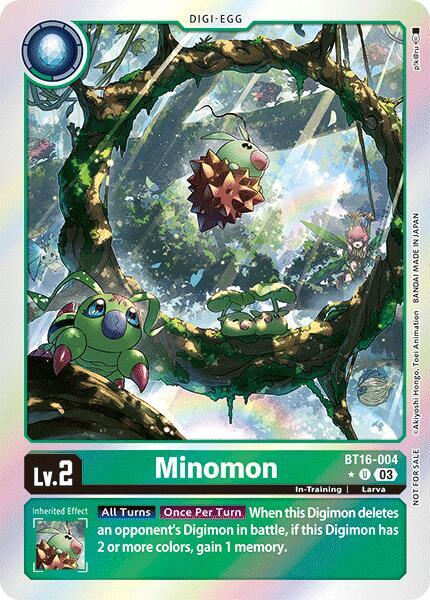 Minomon (Box Promotion Pack: Beginning Observer) - Beginning Observer (BT-16)