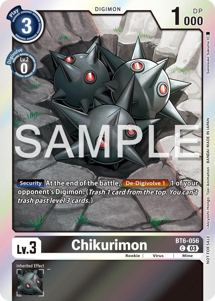 Chikurimon - BT6-056 (Official Tournament Vol.13 Winner Pack) - Double Diamond (BT-06)