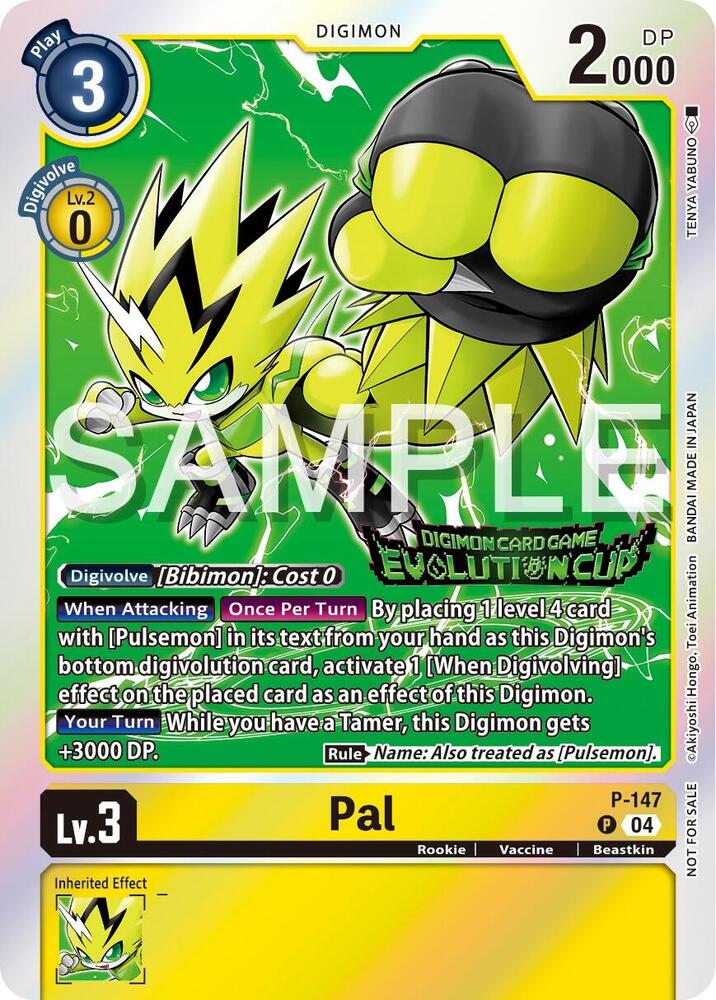 Pal - P-147 (2024 Evolution Cup) - Digimon Promotion Cards (D-PR)