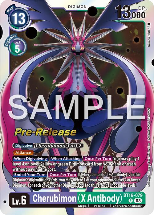 Cherubimon (X Antibody) - Beginning Observer Pre-Release Cards (BT-16_PR)