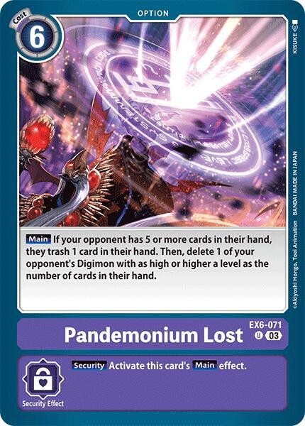 Pandemonium Lost - Infernal Ascension (EX-06)