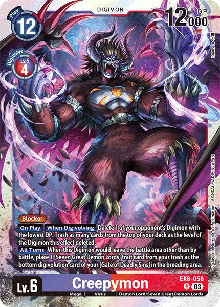 Creepymon - Infernal Ascension (EX-06)