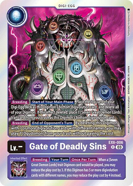 Gate of Deadly Sins - Infernal Ascension (EX-06)
