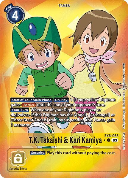 T.K. Takaishi & Kari Kamiya (Box Promotion Pack: Infernal Ascension) - Infernal Ascension (EX-06)