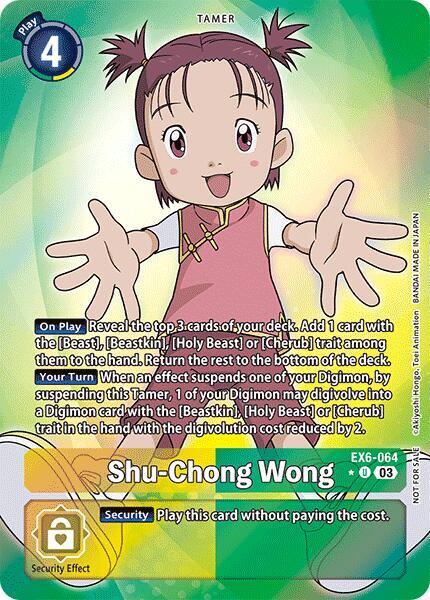 Shu-Chong Wong (Box Promotion Pack: Infernal Ascension) - Infernal Ascension (EX-06)