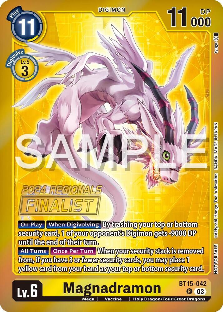 Magnadramon (2024 Regionals Finalist) - Exceed Apocalypse (BT-15)