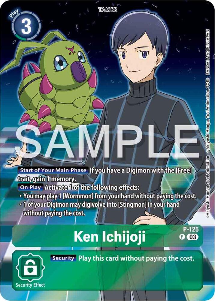 Ken Ichijoji - P-125 (Digimon Adventure 02: The Beginning Set) - Digimon Promotion Cards (D-PR)