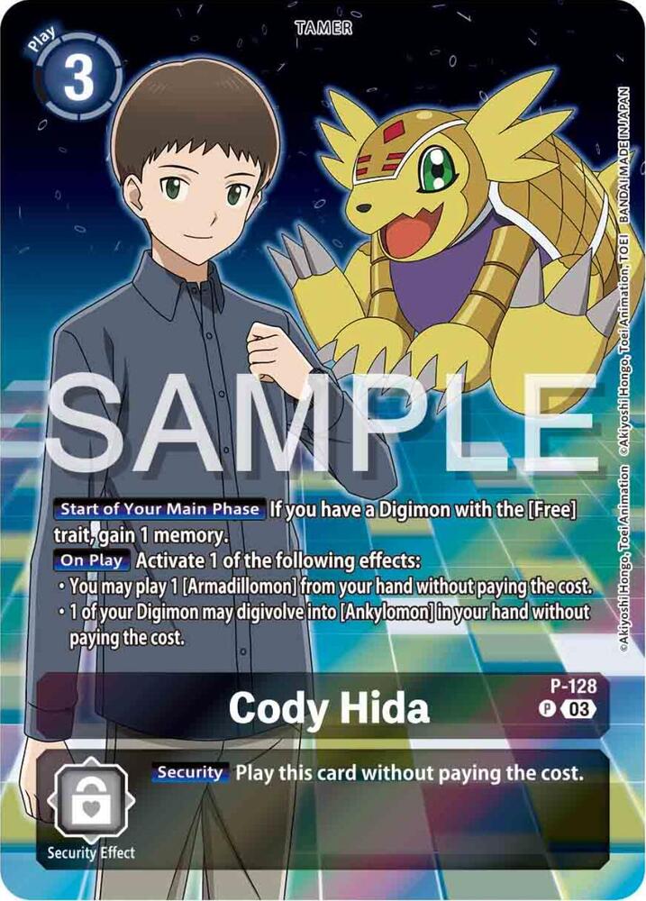 Cody Hida - P-128 (Digimon Adventure 02: The Beginning Set) - Digimon Promotion Cards (D-PR)