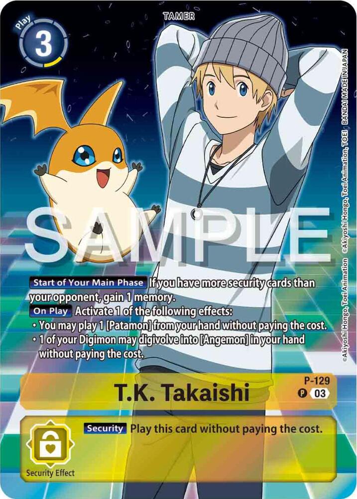 T.K. Takaishi - P-129 (Digimon Adventure 02: The Beginning Set) - Digimon Promotion Cards (D-PR)