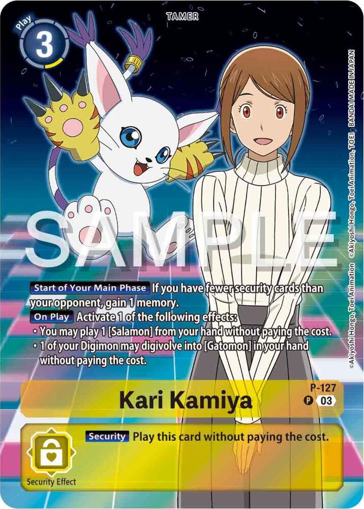 Kari Kamiya - P-127 (Digimon Adventure 02: The Beginning Set) - Digimon Promotion Cards (D-PR)