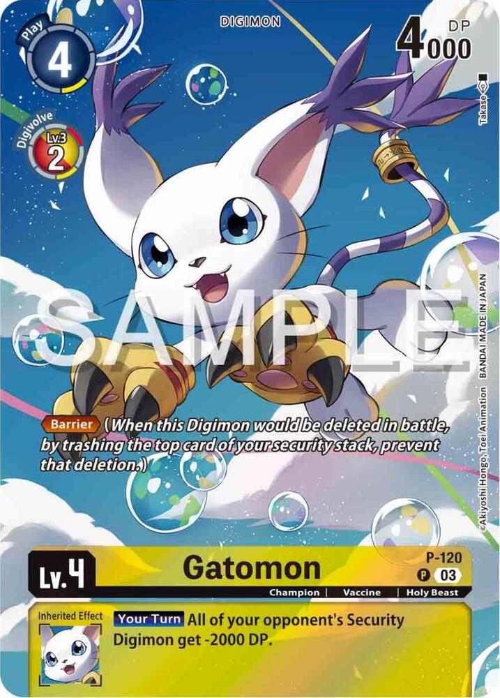 Gatomon - P-120 (Digimon Adventure 02: The Beginning Set) - Digimon Promotion Cards (D-PR)