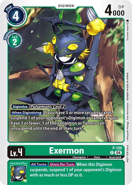 Exermon - P-150 (Store Tournament 2024 Jul. - Sep. Participation Pack) - Digimon Promotion Cards (D-PR)