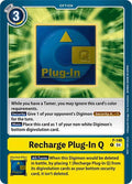 Recharge Plug-In Q - P-146 (Store Tournament 2024 Jul. - Sep. Participation Pack) - Digimon Promotion Cards (D-PR)