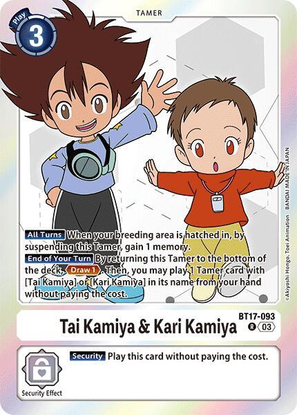 Tai Kamiya & Kari Kamiya - Secret Crisis (BT-17)