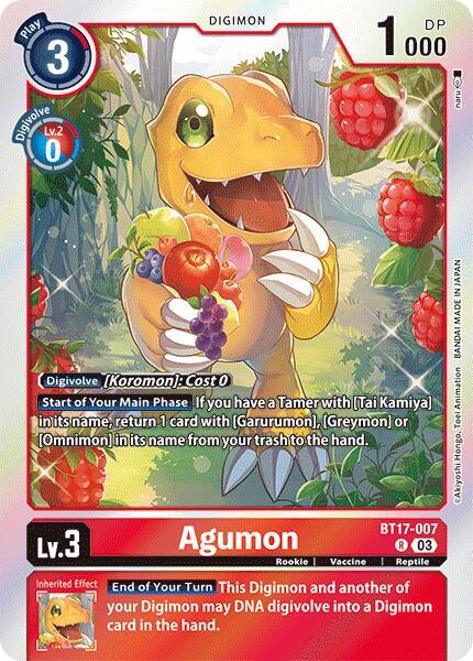 Agumon - Secret Crisis (BT-17)