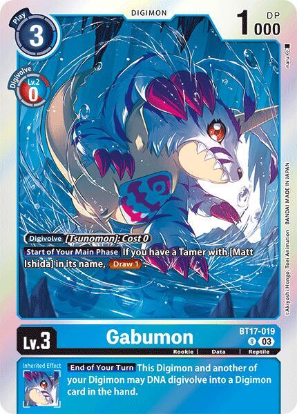 Gabumon - Secret Crisis (BT-17)