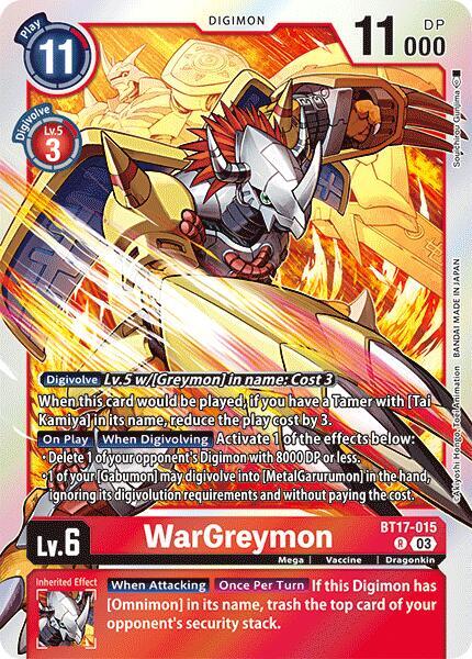 WarGreymon - Secret Crisis (BT-17)