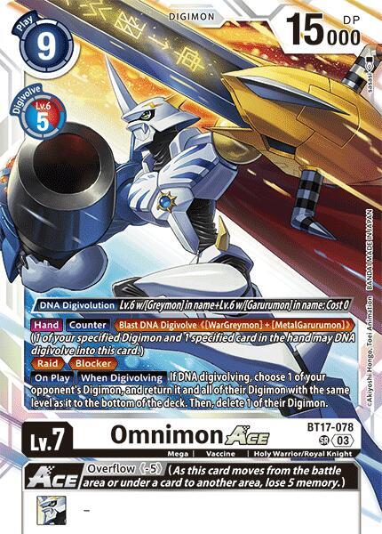 Omnimon ACE - Secret Crisis (BT-17)