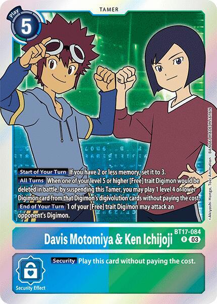 Davis Motomiya & Ken Ichijoji - Secret Crisis (BT-17)