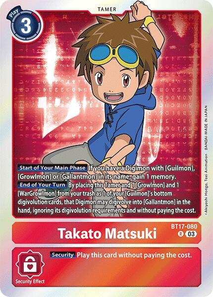 Takato Matsuki - Secret Crisis (BT-17)