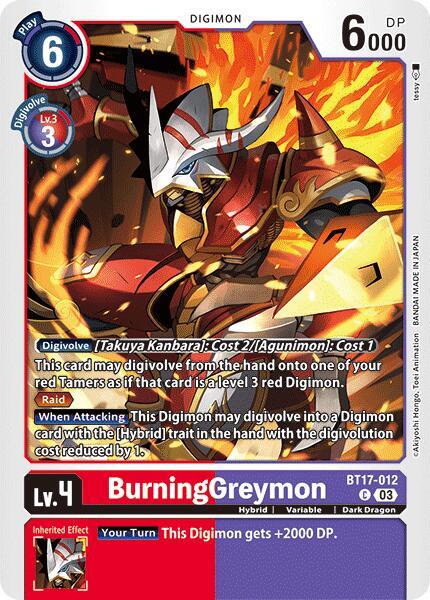 BurningGreymon - Secret Crisis (BT-17)