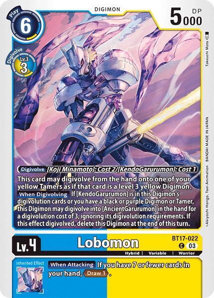 Lobomon - Secret Crisis (BT-17)