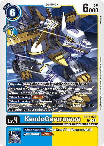 KendoGarurumon - Secret Crisis (BT-17)