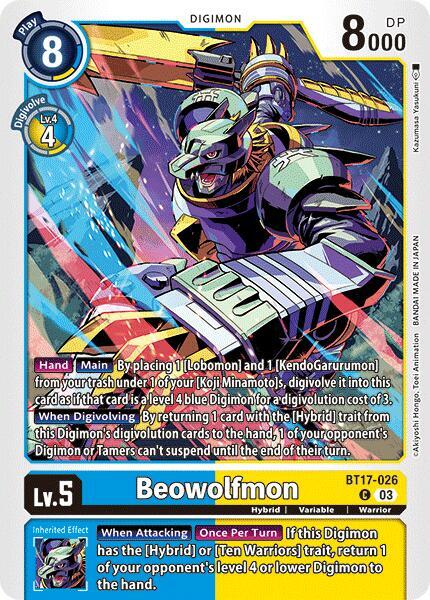 Beowolfmon - Secret Crisis (BT-17)