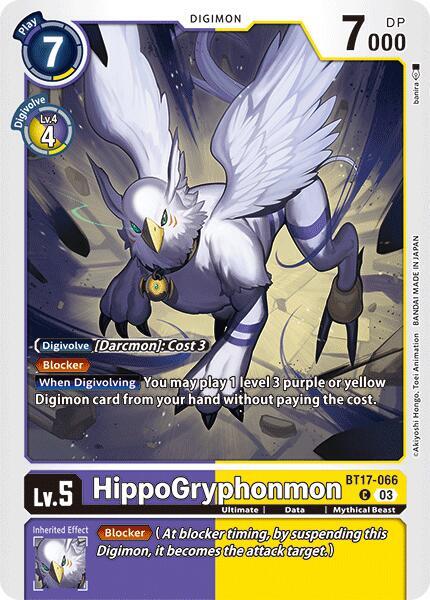HippoGryphonmon - Secret Crisis (BT-17)