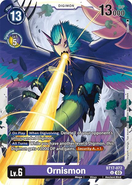 Ornismon - Secret Crisis (BT-17)