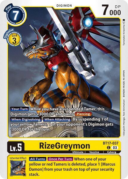 RizeGreymon - Secret Crisis (BT-17)