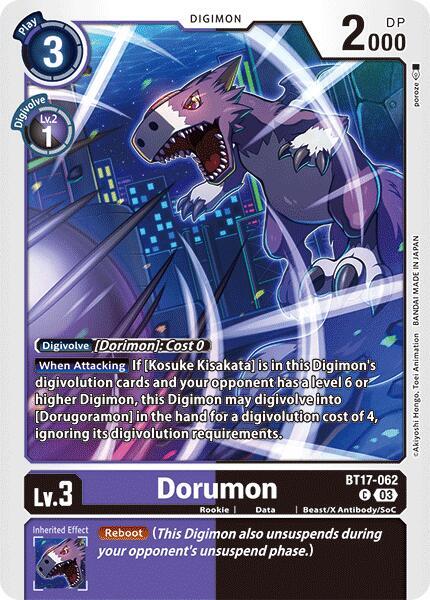 Dorumon - Secret Crisis (BT-17)