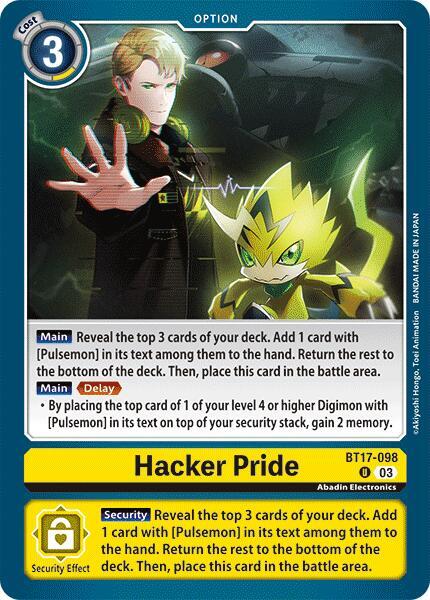 Hacker Pride - Secret Crisis (BT-17)