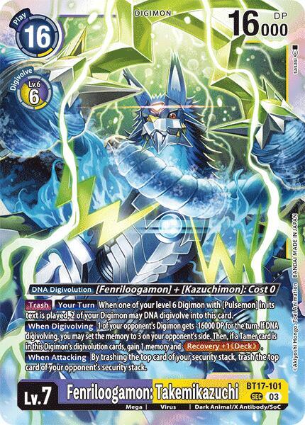 Fenriloogamon: Takemikazuchi - Secret Crisis (BT-17)