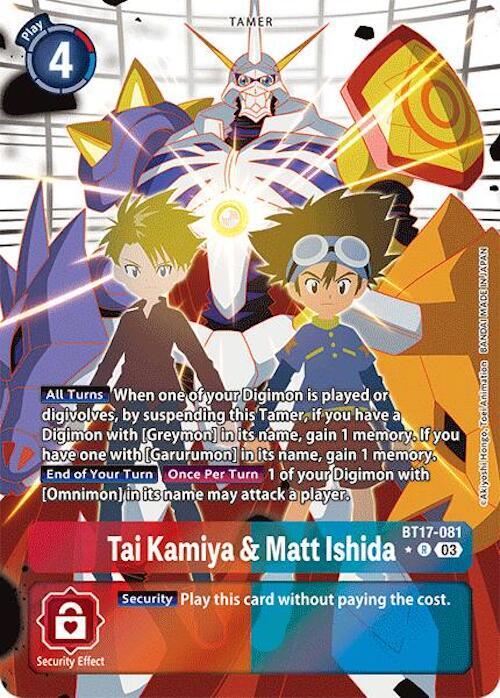 Tai Kamiya & Matt Ishida (Alternate Art) - Secret Crisis (BT-17)