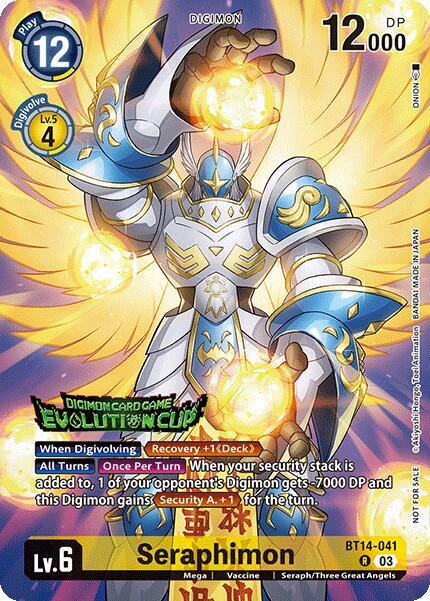 Seraphimon (August 2024 Evolution Cup Participant) - Blast Ace (BT-14)