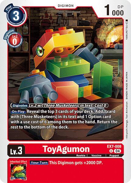 ToyAgumon - EX7-008 - Digimon LIBERATOR (EX-07)